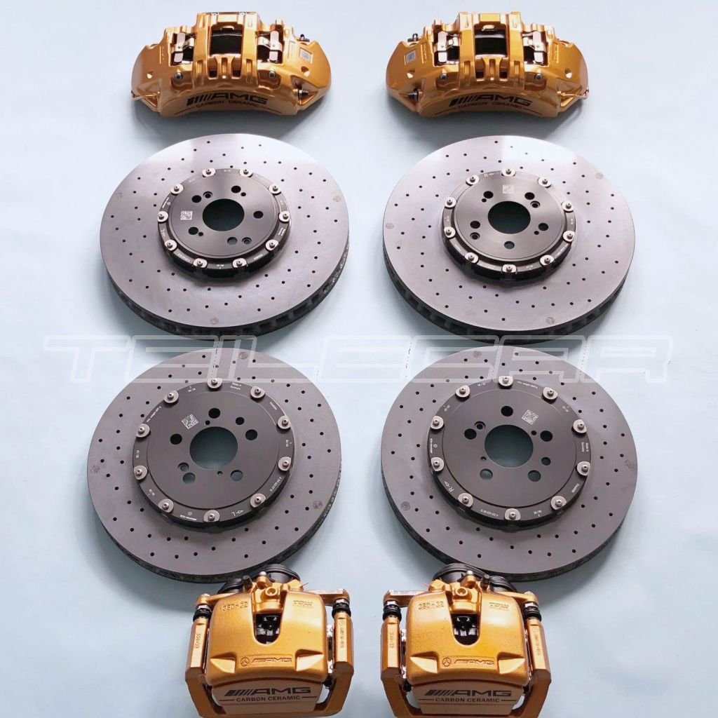 For Mercedes C190 AMG GT / E63 AMG W213 Brake Calipers Ceramic / Disc / Pads / Set